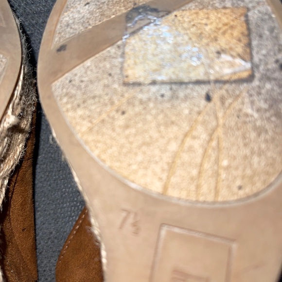 Trash Women's Brown Leather Open Toe Heels Shoes 7 1/2 - Picture 7 of 7